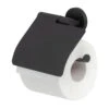 Tiger Noon Toiletrolhouder Met Klep Zwart 1 Tiger Noon Toiletrolhouder Met Klep Zwart -hotbath winkel 4008911321159 1