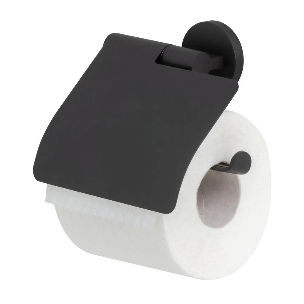 Tiger Noon Toiletrolhouder Met Klep Zwart 3 Tiger Noon Toiletrolhouder Met Klep Zwart