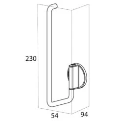 Tiger Tune Reserverolhouder RVS Geborsteld / Zwart 13 Tiger Tune Reserverolhouder RVS Geborsteld / Zwart -hotbath winkel 4008911325416 6