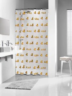 Sealskin Douchegordijn Duckling PEVA Geel Print 180x200 Cm 5 Sealskin Douchegordijn Duckling PEVA Geel Print 180x200 Cm -hotbath winkel 8711131777717