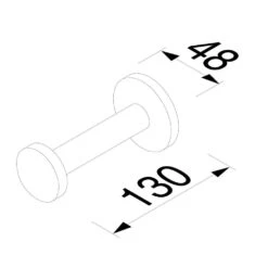 Geesa Nemox Reserverolhouder RVS Geborsteld -hotbath winkel 8712163160515 5