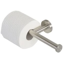 Geesa Nemox Toiletrolhouder Zonder Klep Dubbel RVS Geborsteld