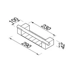 Geesa Nexx Douchemand 29cm Chroom 9 Geesa Nexx Douchemand 29cm Chroom -hotbath winkel 8712163182814 4