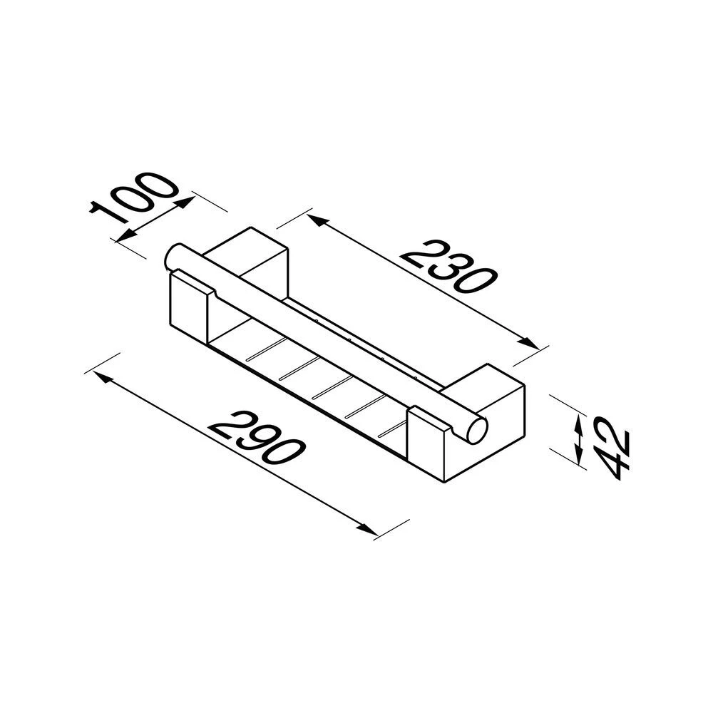 Geesa Nexx Douchemand 29cm Chroom 6 Geesa Nexx Douchemand 29cm Chroom - Afbeelding 4