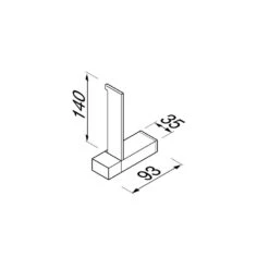 Geesa Modern Art Reserverolhouder Chroom 7 Geesa Modern Art Reserverolhouder Chroom -hotbath winkel 8712163184023 3