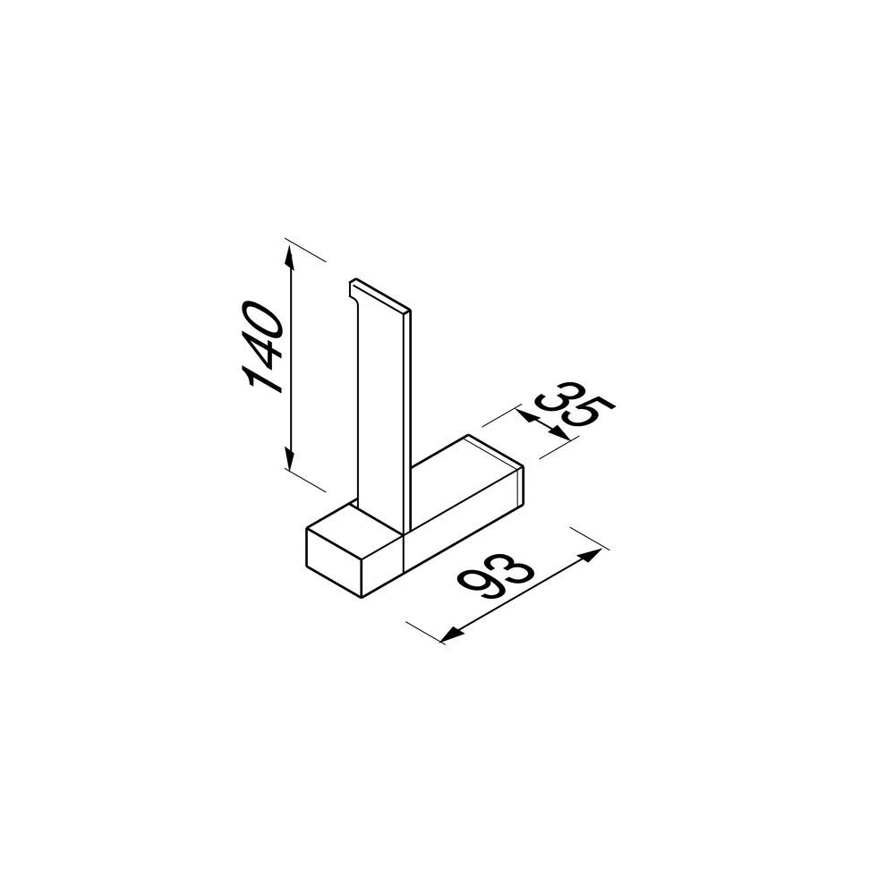 Geesa Modern Art Reserverolhouder Chroom 5 Geesa Modern Art Reserverolhouder Chroom - Afbeelding 3