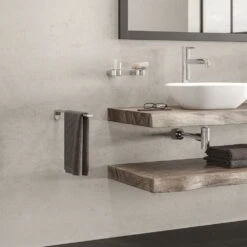 Geesa Wynk Glashouder Met Glas Chroom -hotbath winkel 8712163185020 3