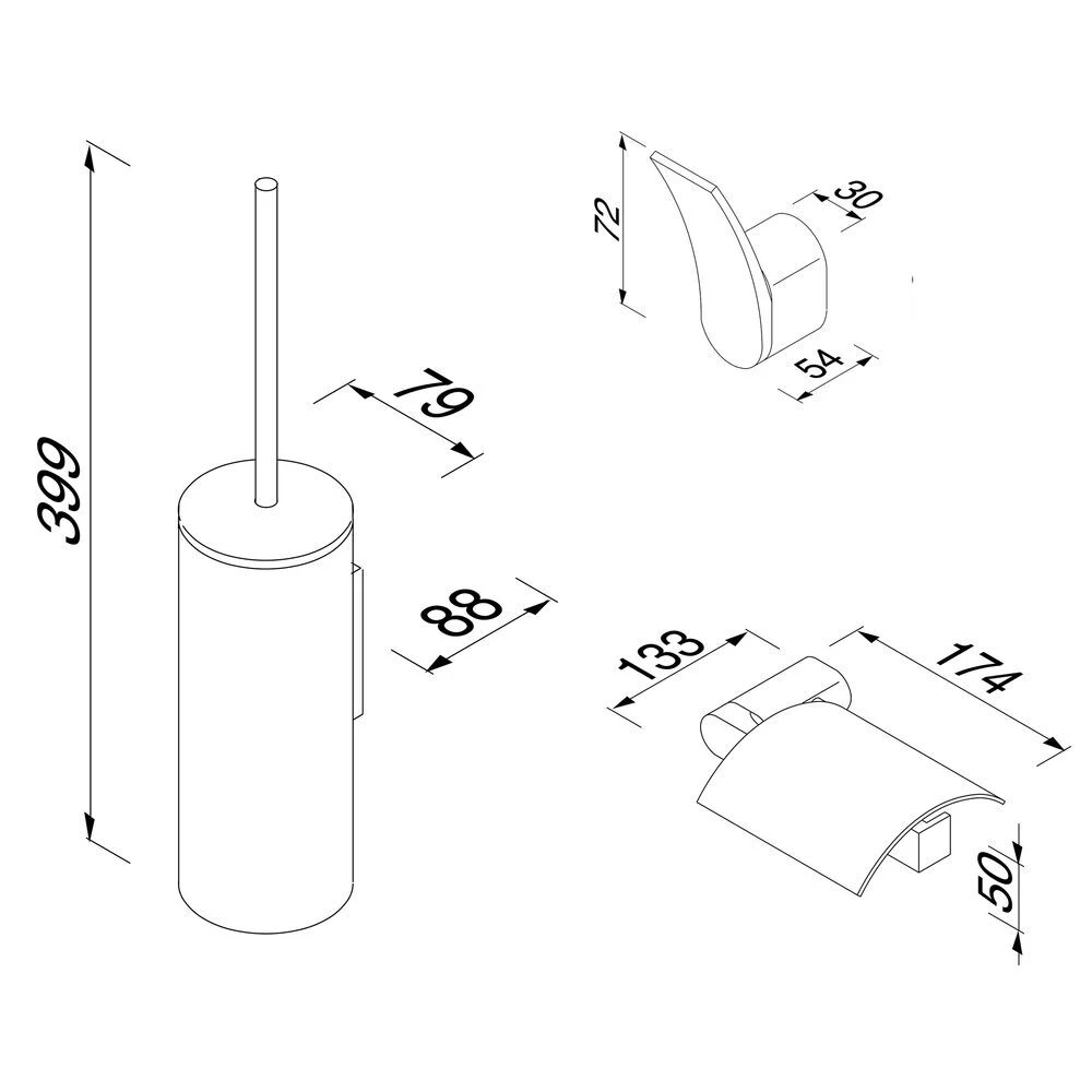 Geesa Wynk Toiletaccessoireset Chroom 9 Geesa Wynk Toiletaccessoireset Chroom - Afbeelding 7