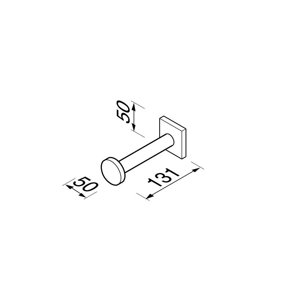 Geesa Nelio Reserverolhouder Chroom 5 Geesa Nelio Reserverolhouder Chroom - Afbeelding 3