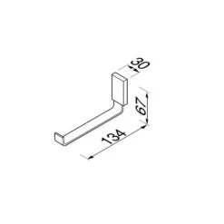 Geesa AIM Reserverolhouder Chroom 7 Geesa AIM Reserverolhouder Chroom -hotbath winkel 8712163206732 3