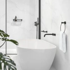 Geesa Nemox Badgreep 30cm Zwart 8 Geesa Nemox Badgreep 30cm Zwart -hotbath winkel 8712163207357 3