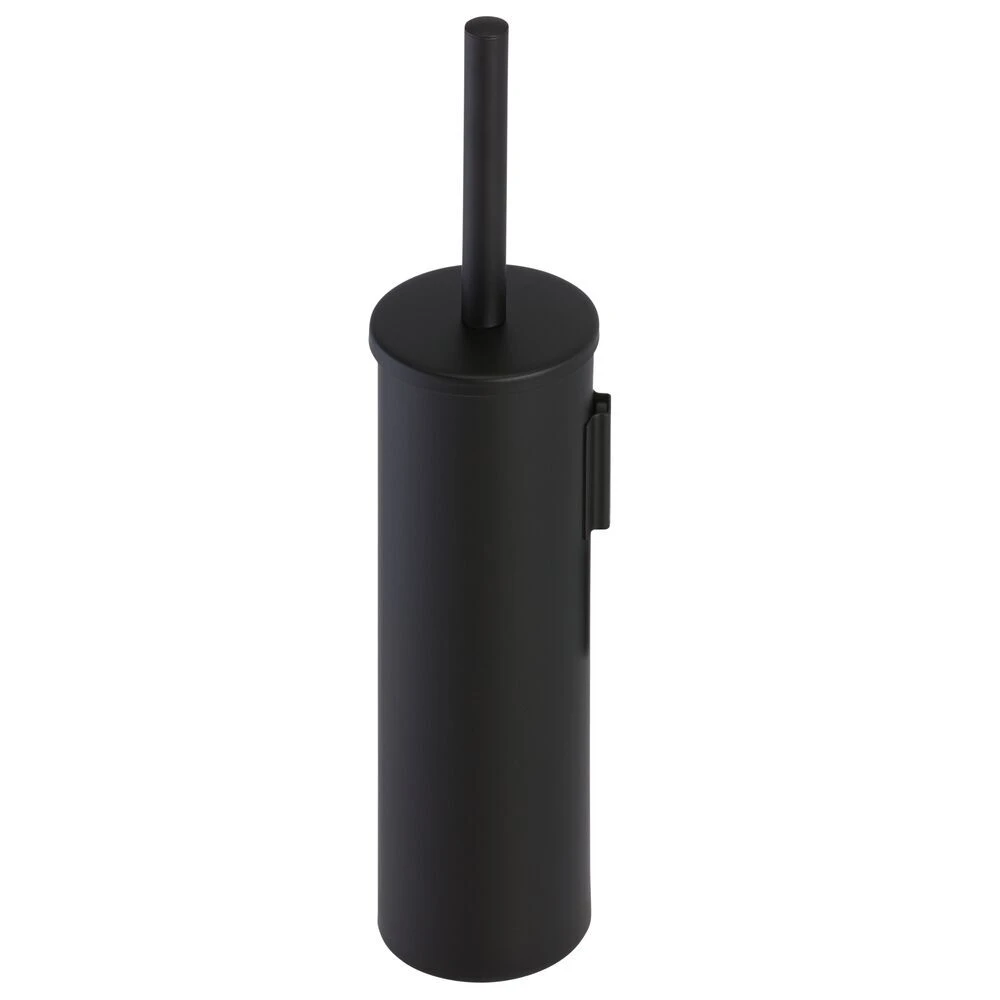 Geesa Nemox Toiletborstel Met Houder Zwart Met Zwarte Borstelkop 4 Geesa Nemox Toiletborstel Met Houder Zwart Met Zwarte Borstelkop - Afbeelding 2