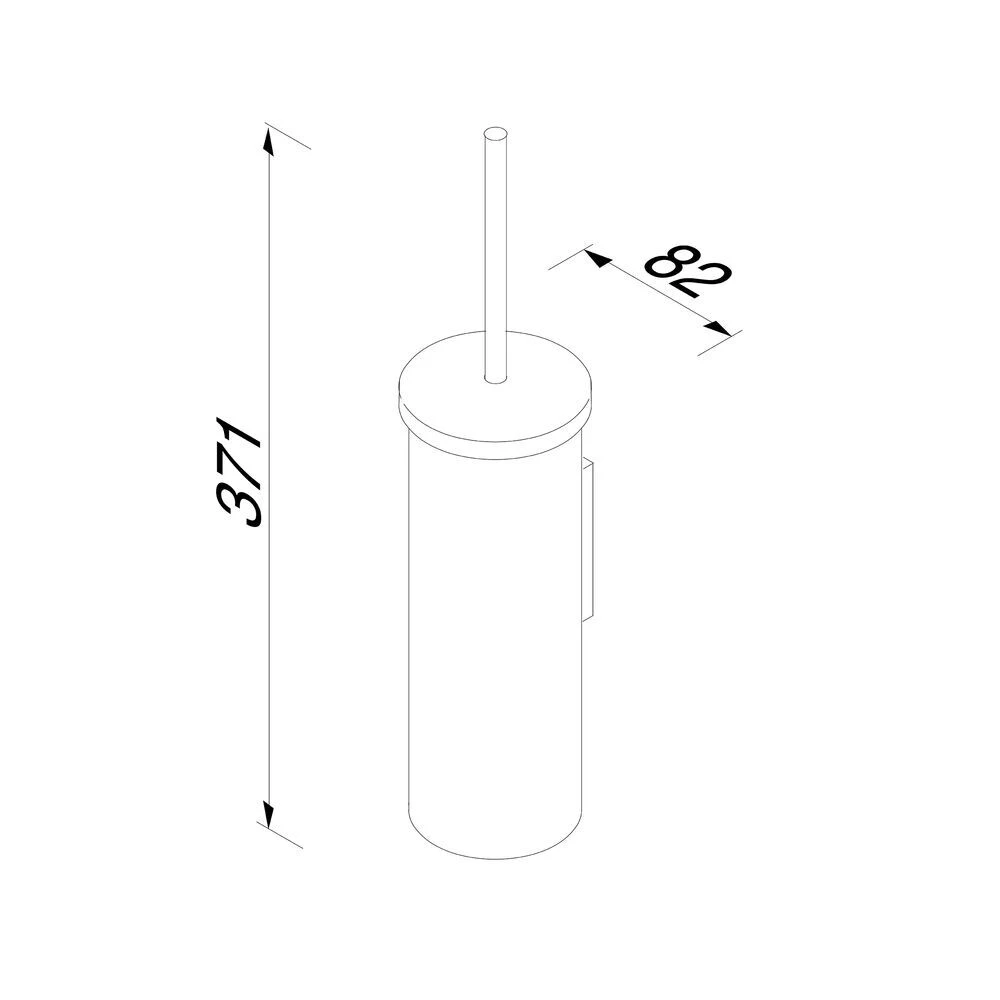 Geesa Nemox Toiletborstel Met Houder Zwart Met Zwarte Borstelkop 7 Geesa Nemox Toiletborstel Met Houder Zwart Met Zwarte Borstelkop - Afbeelding 5