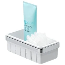 Geesa Frame Douchemand 21cm Wit/chroom