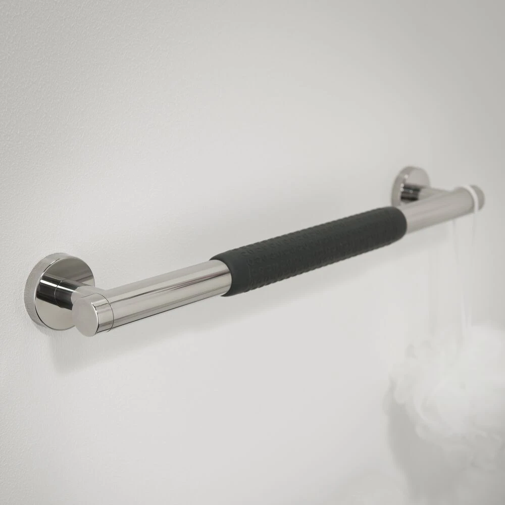 Geesa Comfort & Safety Wandbeugel 45cm Chroom/zwart 4 Geesa Comfort & Safety Wandbeugel 45cm Chroom/zwart - Afbeelding 2