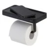 Geesa Frame Toiletrolhouder Met Planchet Zwart -hotbath winkel 8712163212658 1