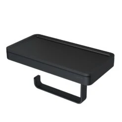Geesa Frame Toiletrolhouder Met Planchet Zwart 9 Geesa Frame Toiletrolhouder Met Planchet Zwart -hotbath winkel 8712163212658 3