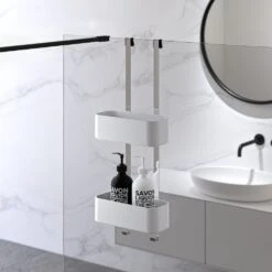 Geesa Frame Ophangbaar Doucherek 25cm Wit/chroom -hotbath winkel 8712163213129 3