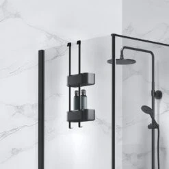 Geesa Frame Ophangbaar Doucherek 25cm Zwart 11 Geesa Frame Ophangbaar Doucherek 25cm Zwart -hotbath winkel 8712163213143 4