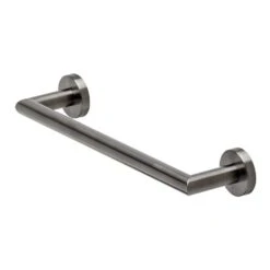 Geesa Nemox Badgreep 30cm Zwart Metaal Geborsteld