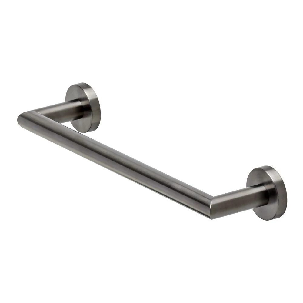 Geesa Nemox Badgreep 30cm Zwart Metaal Geborsteld 3 Geesa Nemox Badgreep 30cm Zwart Metaal Geborsteld
