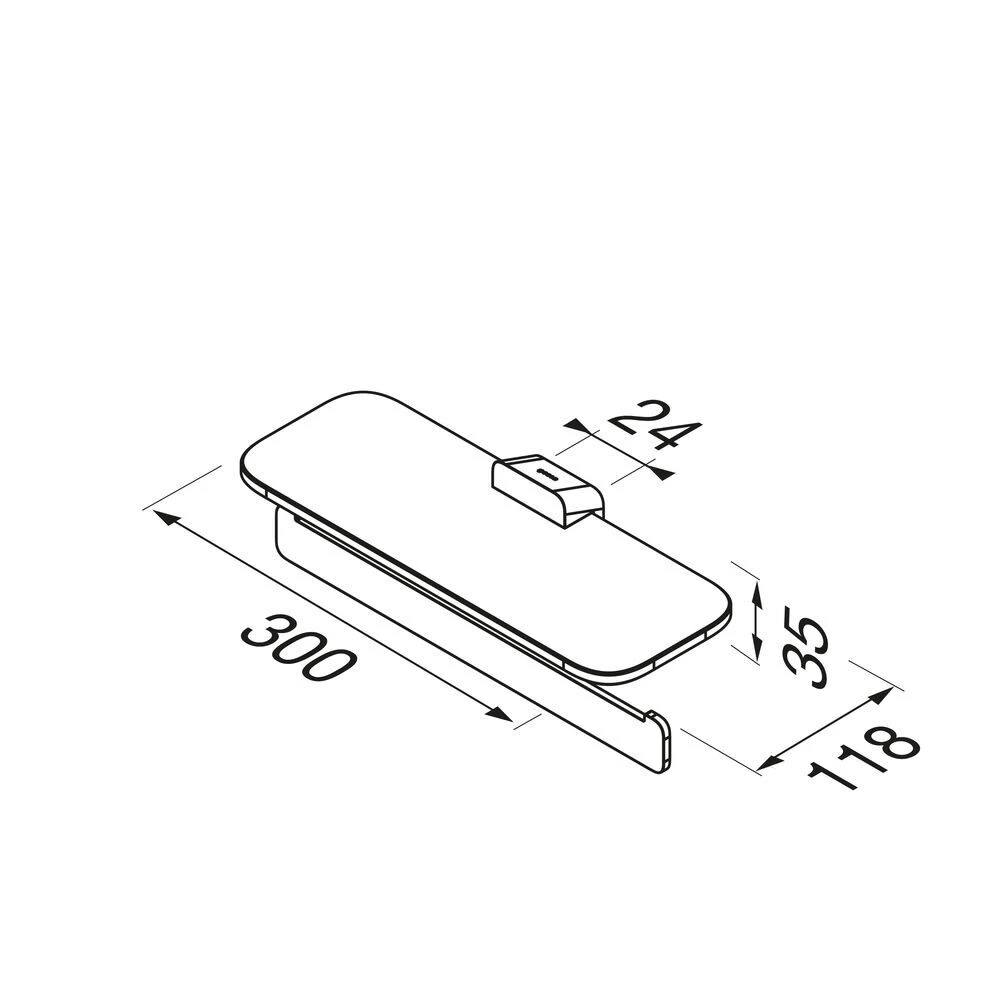 Geesa Shift Toiletrolhouder Dubbel Zwart Met Planchet Van Matzwarte Marmerlook 8 Geesa Shift Toiletrolhouder Dubbel Zwart Met Planchet Van Matzwarte Marmerlook - Afbeelding 6