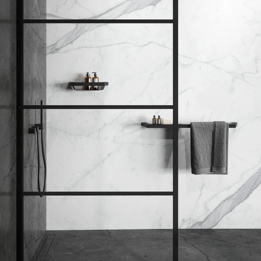 Geesa Shift Douchemand 35cm Zwart 6 Geesa Shift Douchemand 35cm Zwart - Afbeelding 4