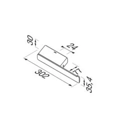 Geesa Shift Toiletrolhouder Zonder Klep Met Planchet Zwart -hotbath winkel 8712163215307 6