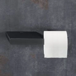 Geesa Shift Toiletrolhouder Zonder Klep Met Planchet Zwart Metaal Geborsteld 10 Geesa Shift Toiletrolhouder Zonder Klep Met Planchet Zwart Metaal Geborsteld -hotbath winkel 8712163215321 4