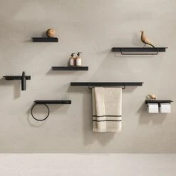 Geesa Leev Planchet 28cm Met Toiletrolhouder Zonder Klep Dubbel Zwart 10 Geesa Leev Planchet 28cm Met Toiletrolhouder Zonder Klep Dubbel Zwart -hotbath winkel 8712163216281 4