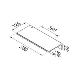 Geesa Leev Planchet 28cm Met Toiletrolhouder Zonder Klep Dubbel Zwart 11 Geesa Leev Planchet 28cm Met Toiletrolhouder Zonder Klep Dubbel Zwart -hotbath winkel 8712163216281 5