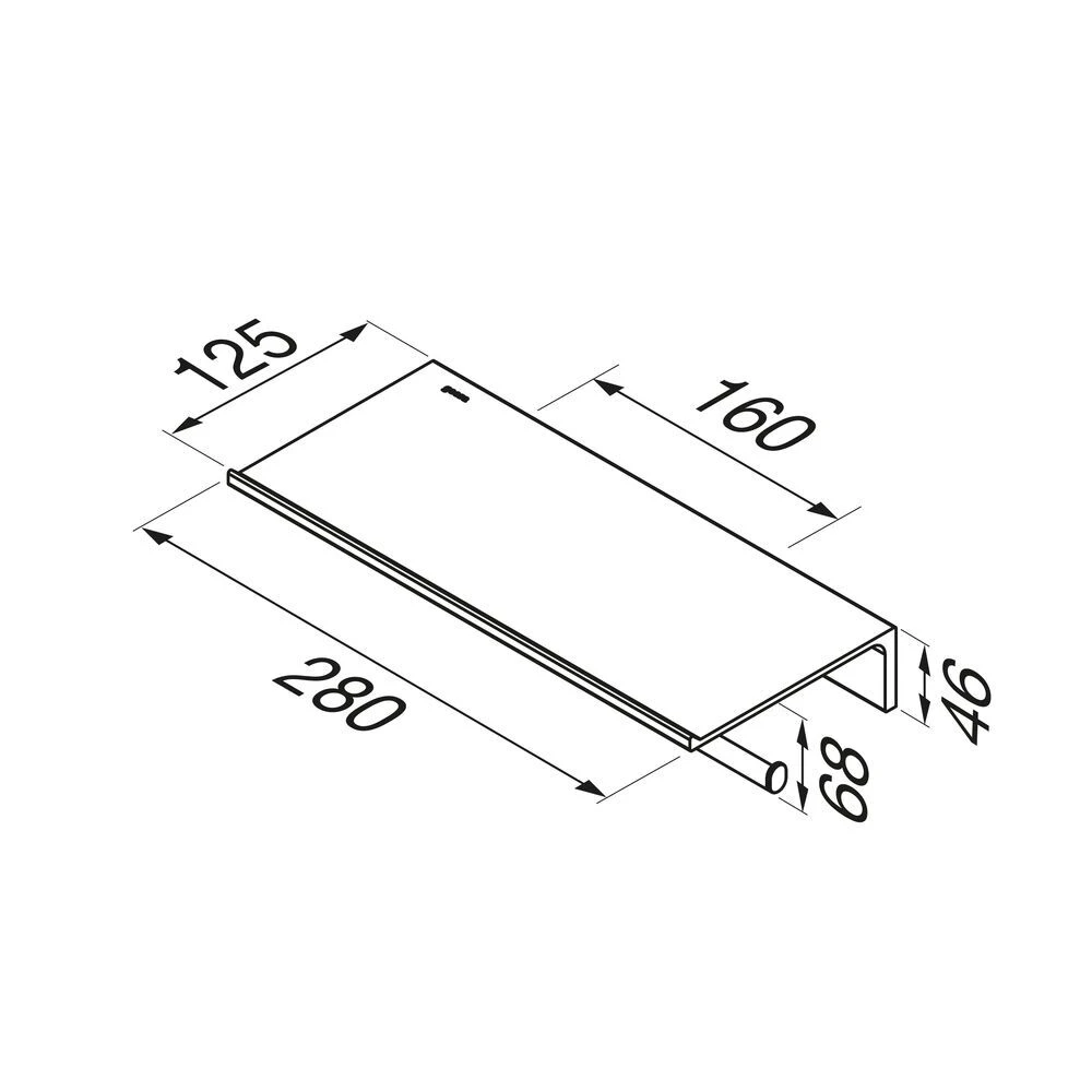 Geesa Leev Planchet 28cm Met Toiletrolhouder Zonder Klep Dubbel Zwart 7 Geesa Leev Planchet 28cm Met Toiletrolhouder Zonder Klep Dubbel Zwart - Afbeelding 5