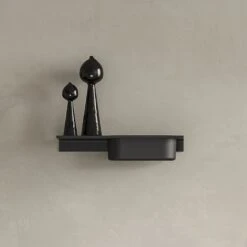 Geesa Leev Planchet 40cm Met Douchemand 23 Cm Zwart -hotbath winkel 8712163216342 3