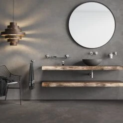 Geesa Opal Glashouder Met Glas RVS Geborsteld -hotbath winkel 8712163217653 3