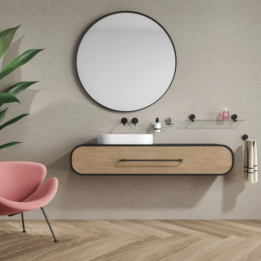 Geesa Opal Planchet 60cm Zwart 6 Geesa Opal Planchet 60cm Zwart - Afbeelding 4