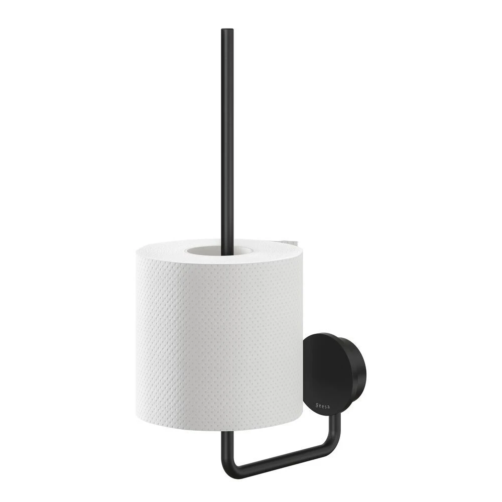Geesa Opal Reserverolhouder Zwart 3 Geesa Opal Reserverolhouder Zwart