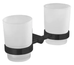 Aqualine Samba Dubbele Bekerhouder Zwart