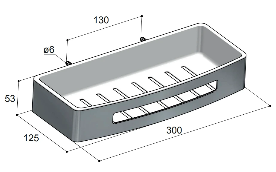 Hotbath Archie Doucherekje Gunmetal Geborsteld PVD 4 Hotbath Archie Doucherekje Gunmetal Geborsteld PVD - Afbeelding 2