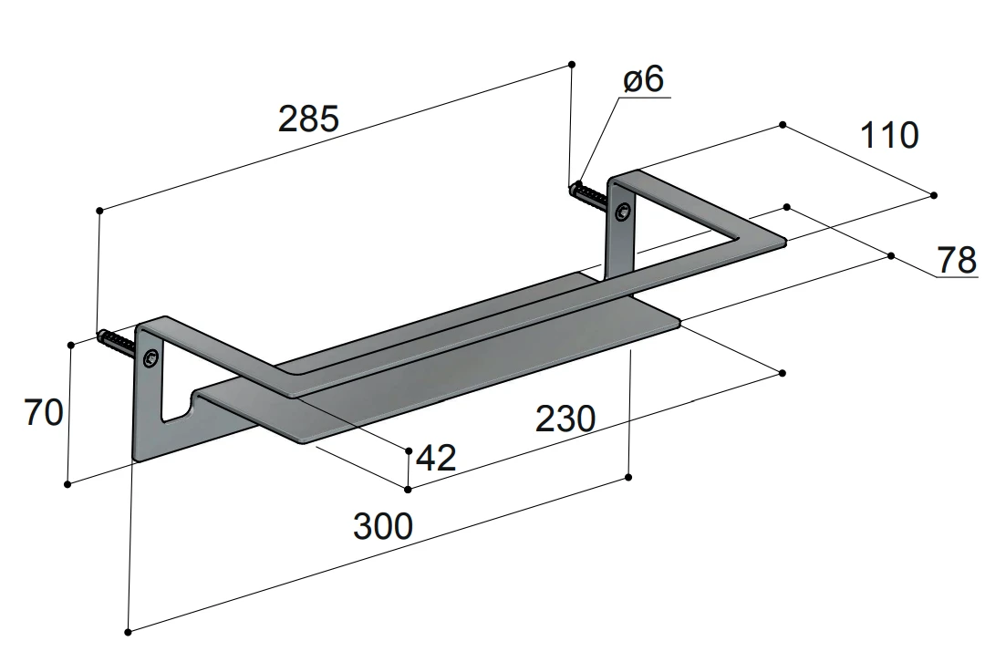 Hotbath Archie Design Doucherekje Koper Geborsteld PVD 4 Hotbath Archie Design Doucherekje Koper Geborsteld PVD - Afbeelding 2