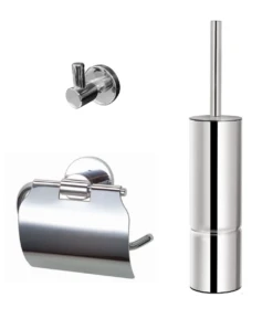 Best Design Luxe-Rome Toilet Accessoires Set Chroom