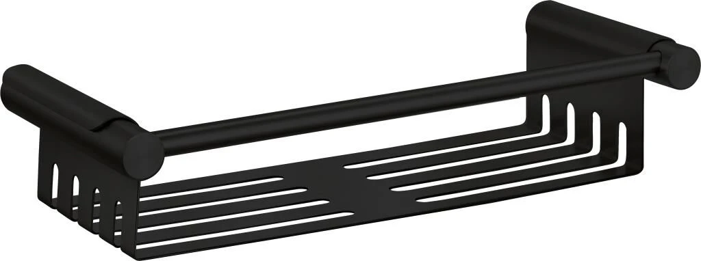 Best Design Mat Zwart Doucherek / Shampoohouder Voor Wandmontage 3 Best Design Mat Zwart Doucherek / Shampoohouder Voor Wandmontage