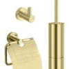 Best Design Nancy Toilet Accessoires Set Mat Goud 2 Best Design Nancy Toilet Accessoires Set Mat Goud -hotbath winkel best design nancy toilet accessoires set mat goud 4011950 1
