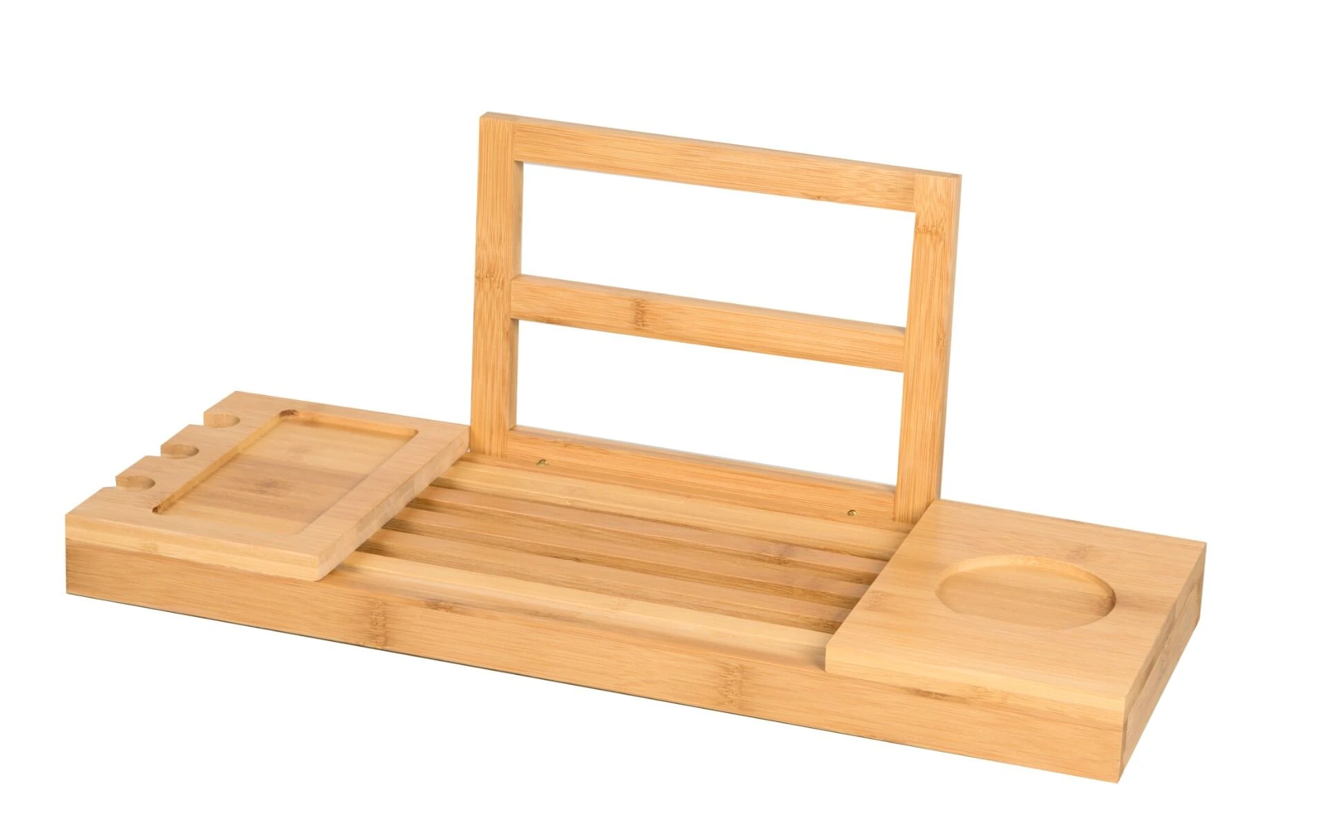 Best Design Tray Verstelbare Badbrug 50-90cm Bamboe 4 Best Design Tray Verstelbare Badbrug 50-90cm Bamboe - Afbeelding 2