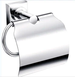 Best Design Viera Toiletrolhouder Met Klep Chroom