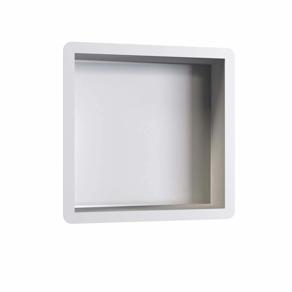 Brauer Brushed Edition Inbouwnis 30x30cm RVS Geborsteld 3 Brauer Brushed Edition Inbouwnis 30x30cm RVS Geborsteld