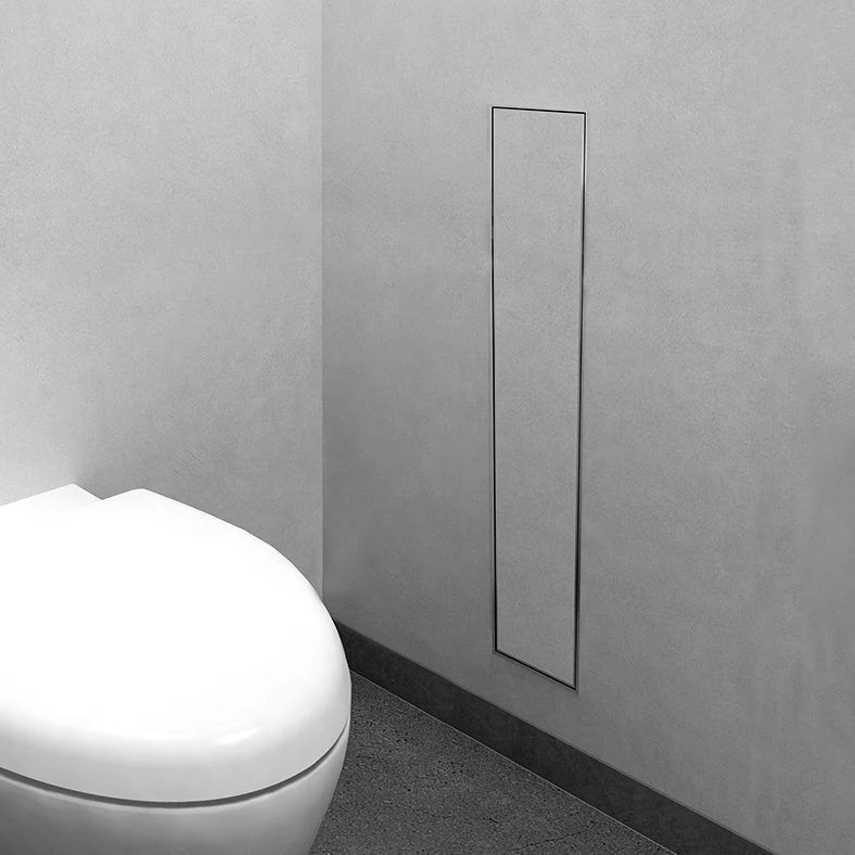 LoooX Closed Inbouw Toilettborstelhouder Betegelbaar Antraciet 3 LoooX Closed Inbouw Toilettborstelhouder Betegelbaar Antraciet