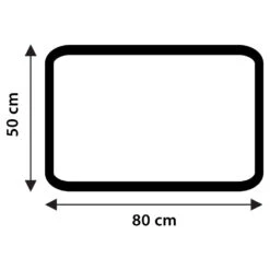Differnz Brighton Badmat 50x80cm Blauw Wit -hotbath winkel differnz brighton badmat 50x80cm blauw wit sk49427 2