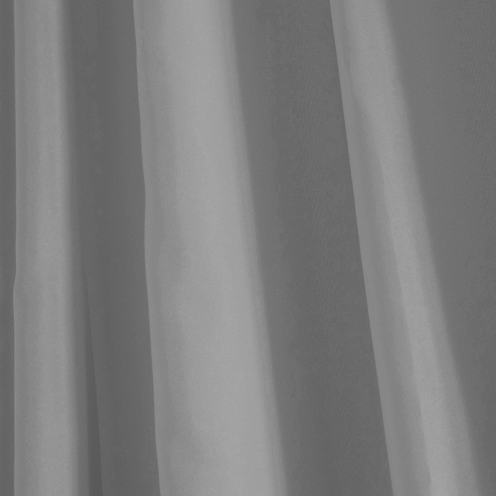 Differnz Color Douchegordijn Polyester 120x200cm Grijs 3 Differnz Color Douchegordijn Polyester 120x200cm Grijs