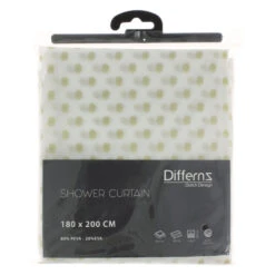 Differnz Dots Peva Douchegordijn 180x200cm Goud 5 Differnz Dots Peva Douchegordijn 180x200cm Goud -hotbath winkel differnz dots peva douchegordijn 180x200cm goud sk30613 1