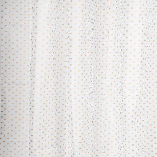 Differnz Dots Peva Douchegordijn 180x200cm Goud 3 Differnz Dots Peva Douchegordijn 180x200cm Goud